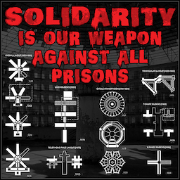 solidarity is our weapon against all prisons. anarchist black cross helsinki benefit compilation